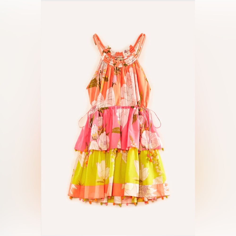 Farm Rio
Mixed Neon Garden Minidress